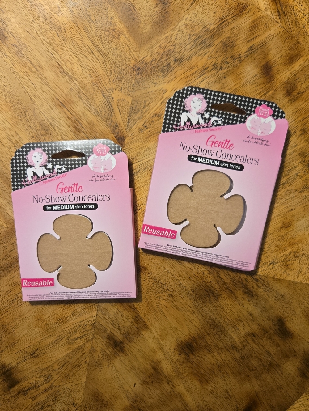 Hollywood Fashion Secrets Nipple Concealers - 2 Boxes (8 Pairs)